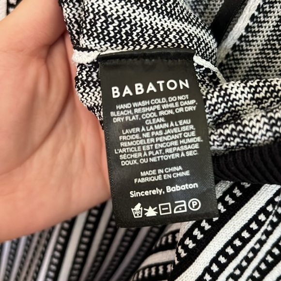 Babaton Striped Knit Skirt - Picture 8 of 8